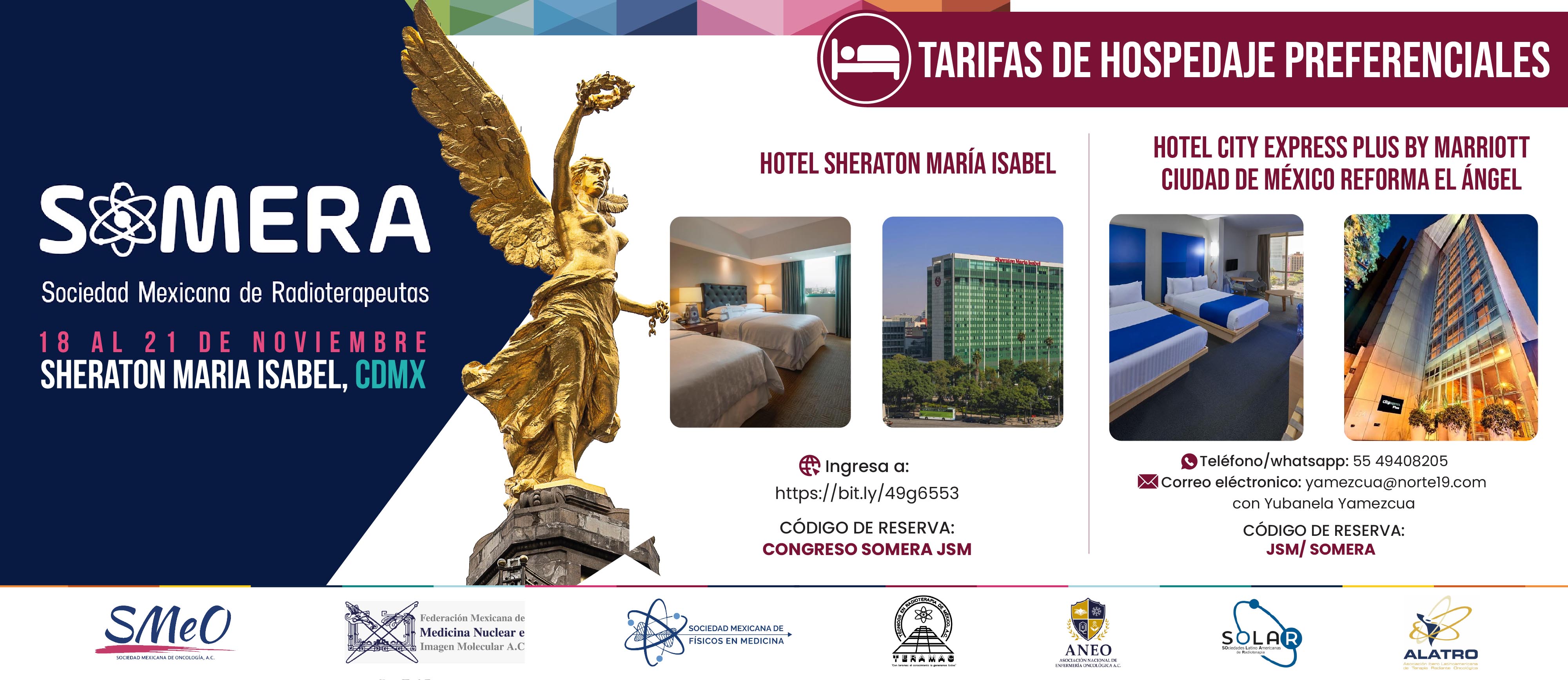 RESERVACIONES AL XXII CONGRESO NACIONAL E INTERNACIONAL SOMERA 2026