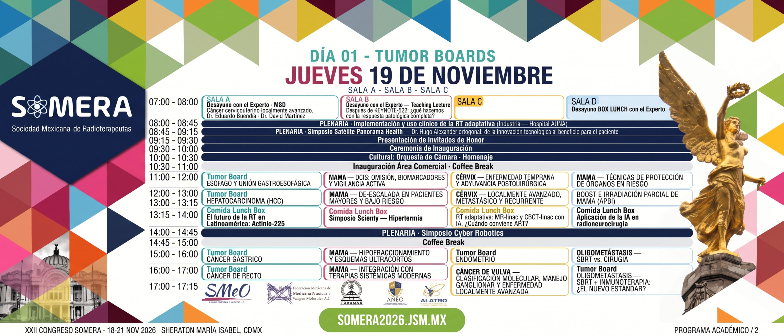 Congreso SOMERA 2026: Jueves 19 Nov 2026
